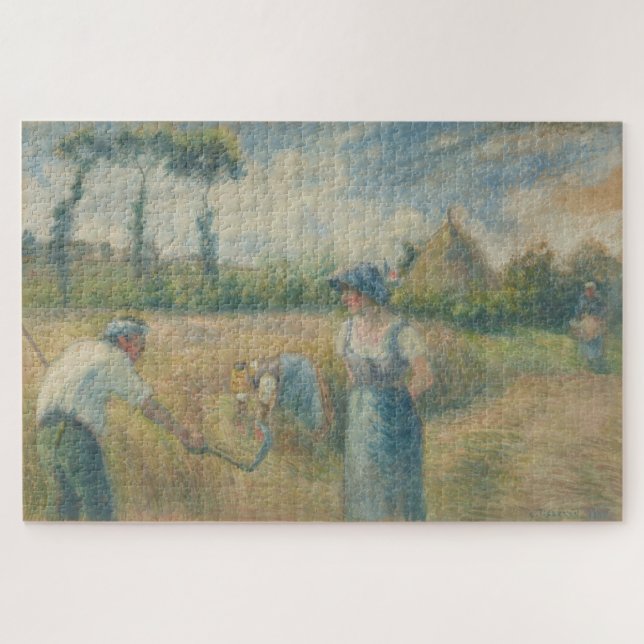 Puzzle La Cosecha (1880) – Camille Pissarro (Horizontal)
