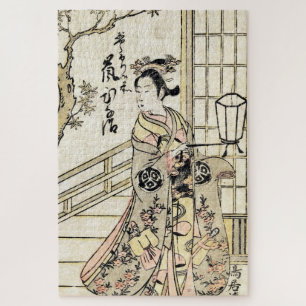 Puzzle La cosecha japonesa de ukiyo-e geisha maiko