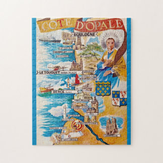 Puzzle La Costa de Ópalo de Francia 11x14