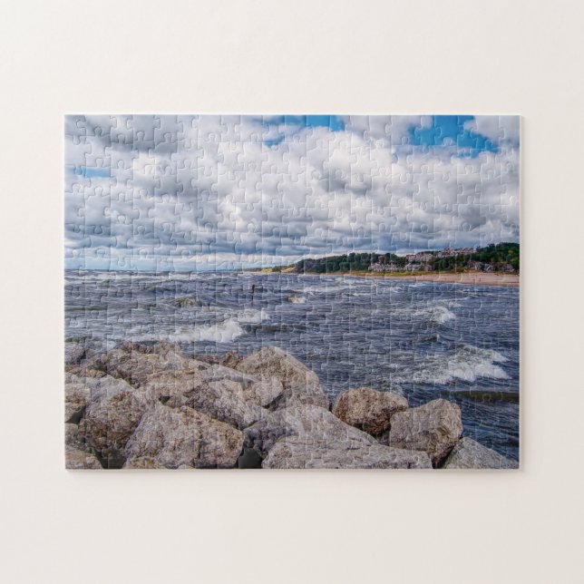 Puzzle La costa del lago Michigan (Horizontal)