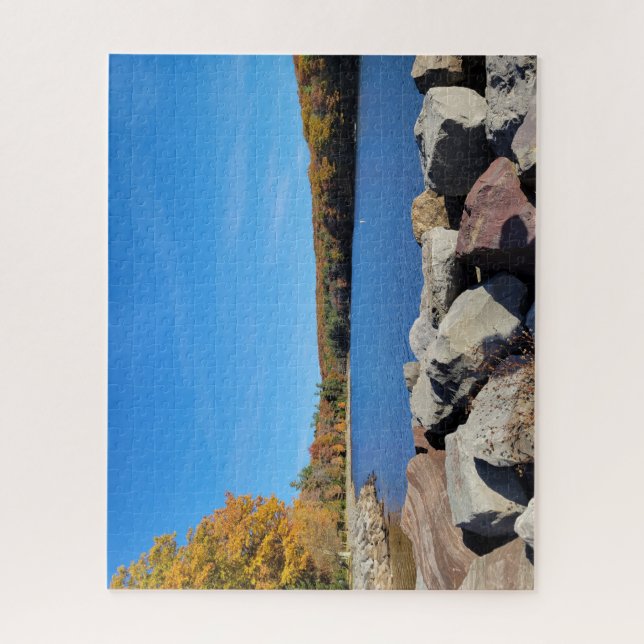 Puzzle La costa rocosa: Texturas en foco (Vertical)