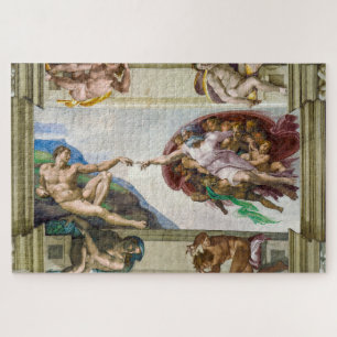 Puzzle La Creación de Adán Michelangelo