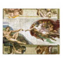 La creación de Adán por Michelangelo Bella Artes