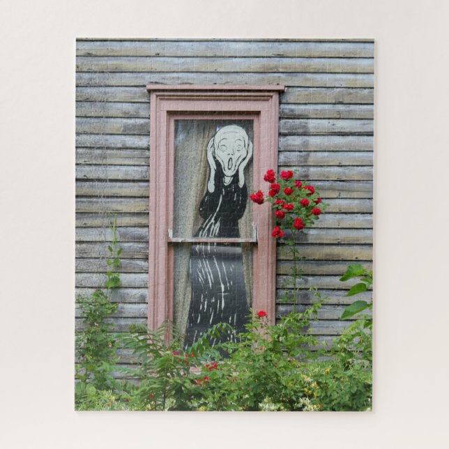 Puzzle La crema en una ventana 16 x 20 (Vertical)