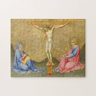 Puzzle La Crucifixión c. 1445/1450 por Sano di Pietro