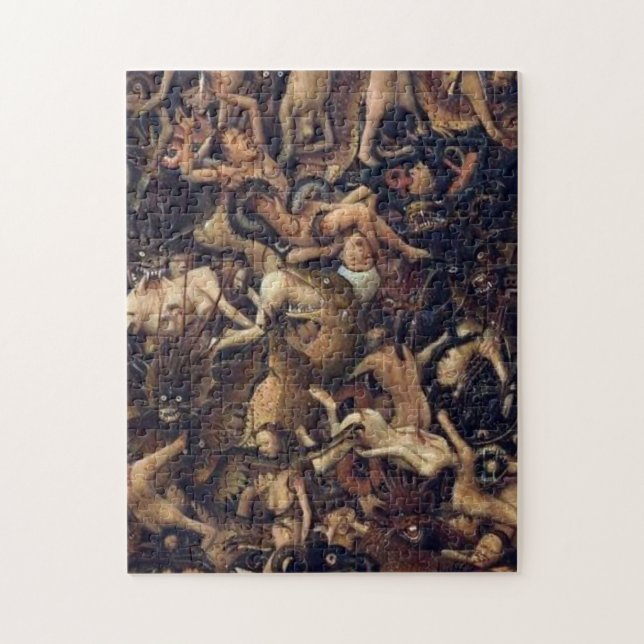 Puzzle La Crucifixión El Último Juicio De Jan Van Eyck (Vertical)