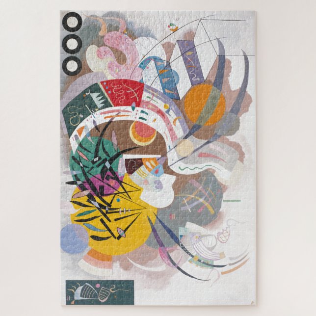 Puzzle La curva dominante de Kandinsky resume pintura de  (Vertical)