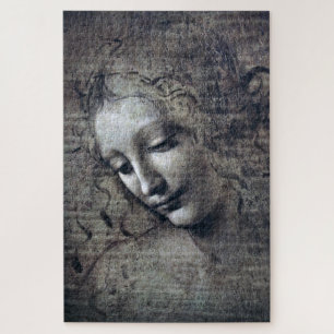 Puzzle La Dama con el Cabello Desgreñado, Leonardo da Vi