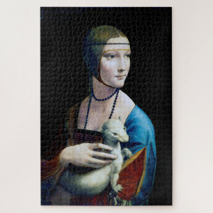 Puzzle La Dama con un Ermín, Leonardo da Vinci