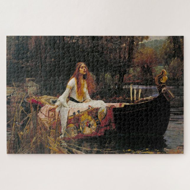 Puzzle La dama de Shalott 1888 John William Waterhouse (Horizontal)