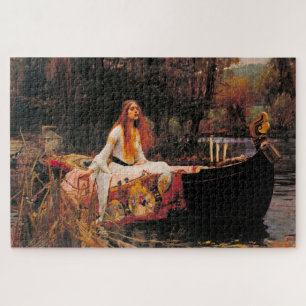 Puzzle La dama de Shalott (Belleza medieval)