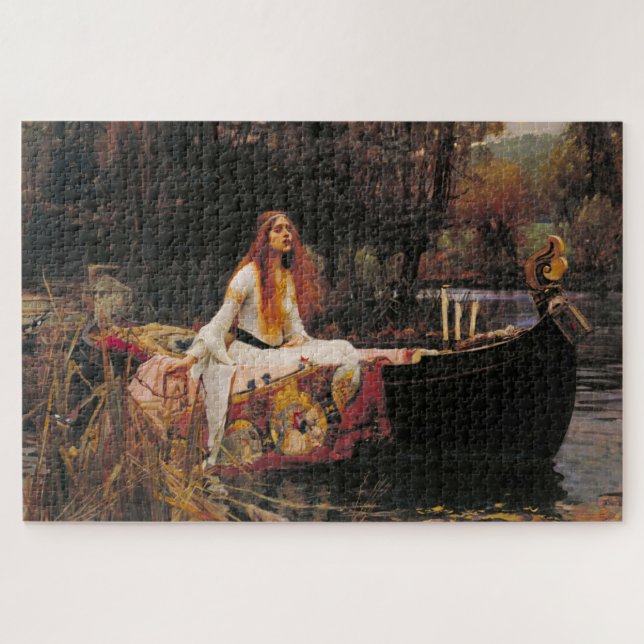 Puzzle La dama de Shalott (Belleza medieval) (Horizontal)