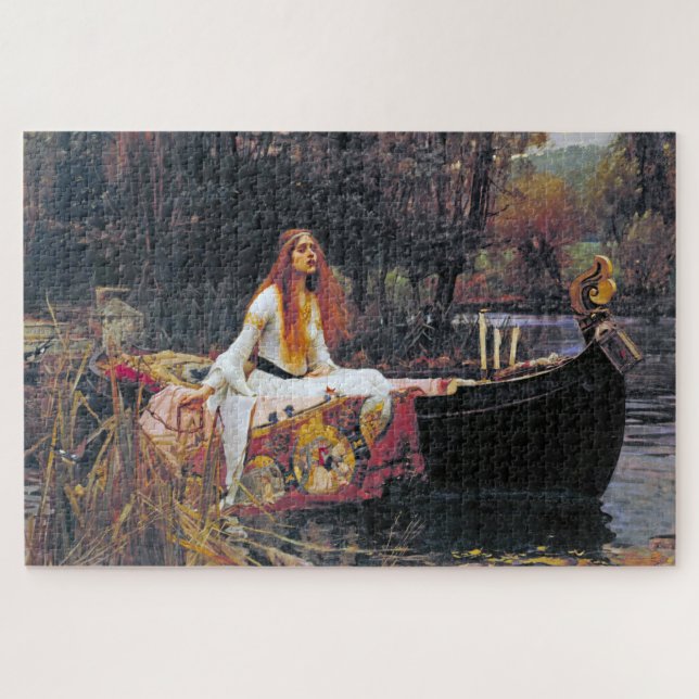 Puzzle La dama de Shalott, John William Waterhouse (Horizontal)