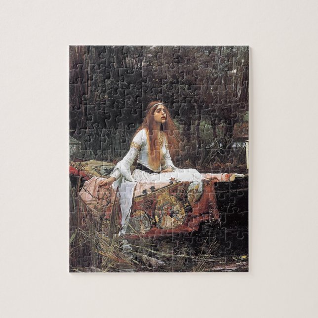 Puzzle La dama de Shalott por John W. Waterhouse (Vertical)