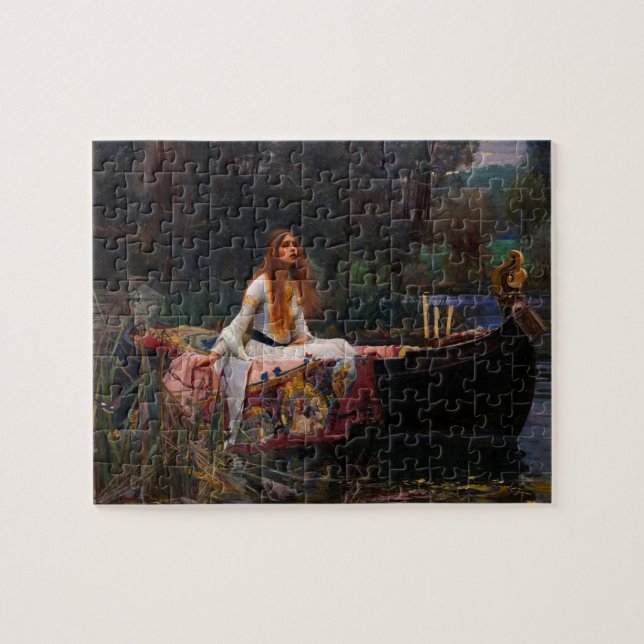 Puzzle La dama de Shalott por John William Waterhouse (Horizontal)