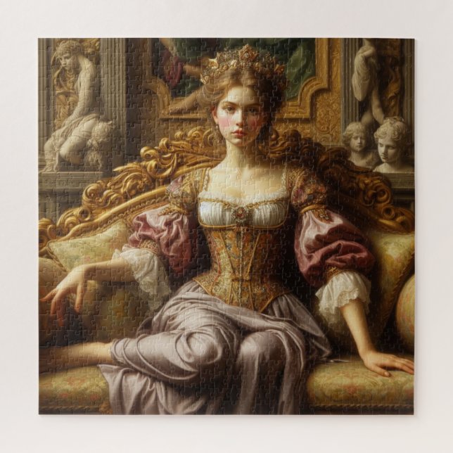 Puzzle La dama descansando (Vertical)