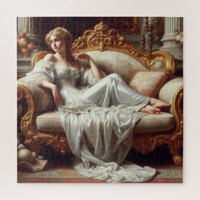 Puzzle La dama descansando (Vertical)