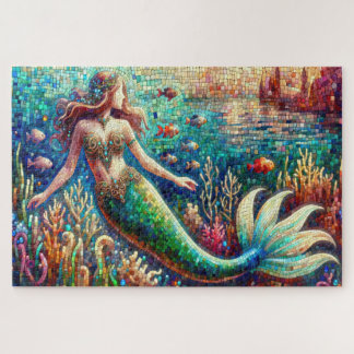 Puzzle La danza marina mosaica de la sirena