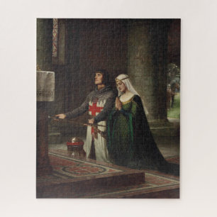 Puzzle La Dedicación (Caballero medieval y su Dama)