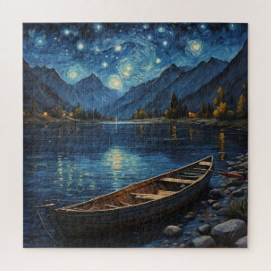 Puzzle "La deriva estrellada: Pesca bajo el Cosmos