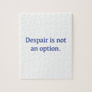 Puzzle La desesperación no es una opción