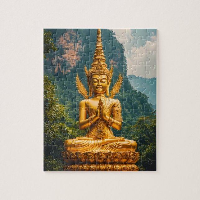 Puzzle La Devata en Luz Dorada (Vertical)