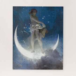 Puzzle La diosa de la luna se desnuda dispersando estrell