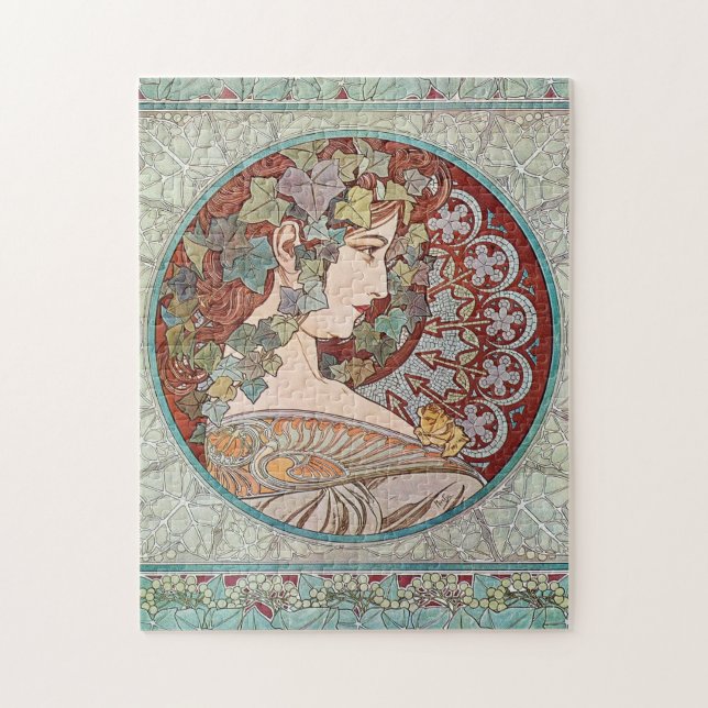Puzzle La diosa verde vintage (Vertical)