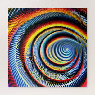 Puzzle La diversión de la hipnosis índigo te lleva a otra