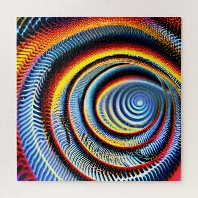 Puzzle La diversión de la hipnosis índigo te lleva a otra (Horizontal)