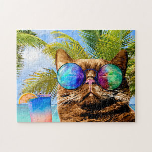 Puzzle La divertida playa Cat 675