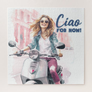 Puzzle La Dolce Vita: Un paseo en Vespa por Italia