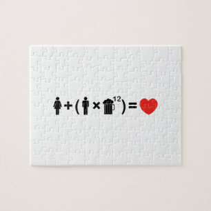 Puzzle La ecuación del amor para hombres