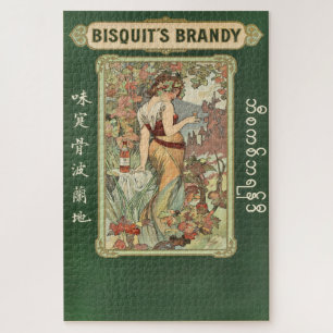 Puzzle La elegancia del brandy de Bisquit: Alphonse Mucha
