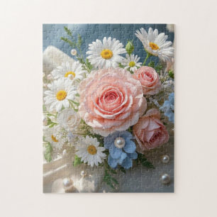 Puzzle La elegancia floral eterna se encuentra con el rom