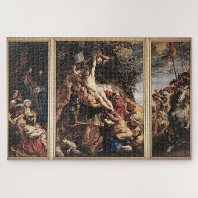 Puzzle La elevación de la cruz por Peter Paul Rubens (Horizontal)