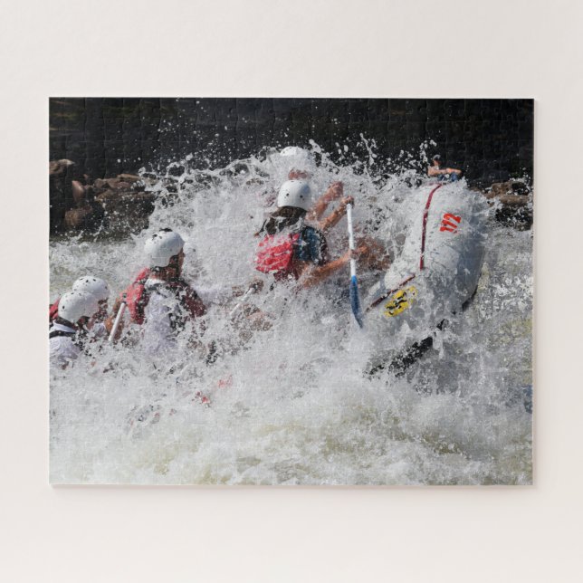 Puzzle La emoción de los Rafting Whitewater 16 x 20 (Horizontal)