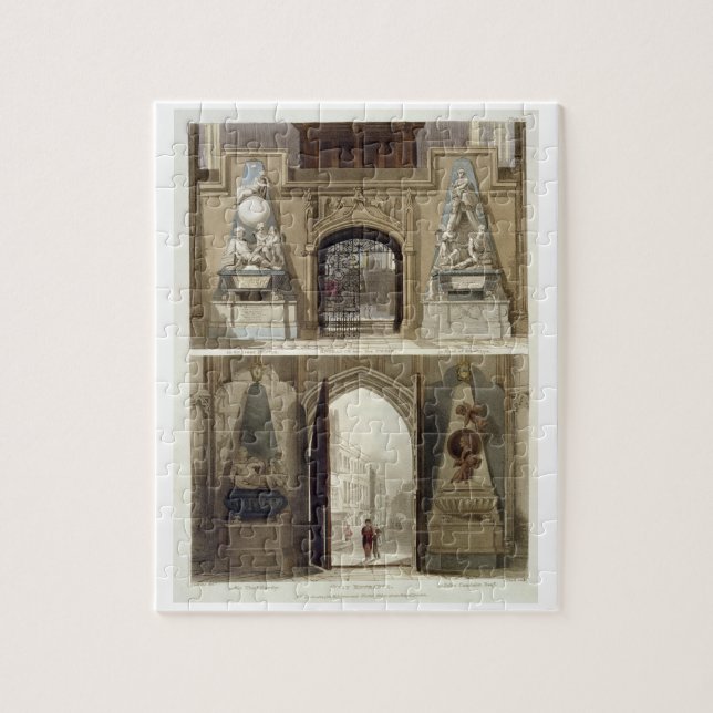 Puzzle La entrada en el coro y la entrada del oeste, (Vertical)