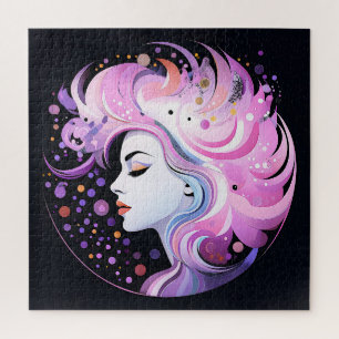 Puzzle "La esencia de la elegancia" Belleza femenina