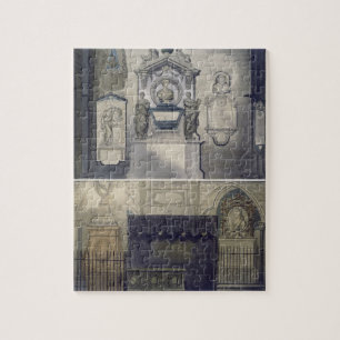 Puzzle La esquina de los poetas, placa F de la "abadía d