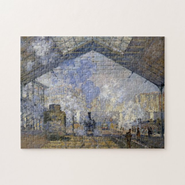 Puzzle La estación de Saint-Lazare, Monet (Horizontal)