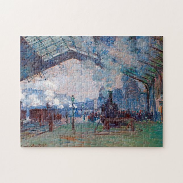 Puzzle La estación de Saint-Lazare, Monet (Horizontal)