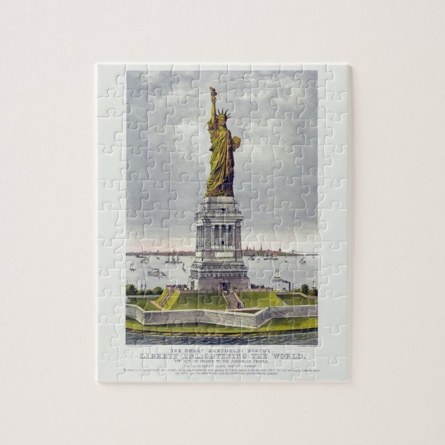 Puzzle La Estatua de la Libertad, La Gran Estatua de Bart (Vertical)