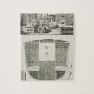 Puzzle La fabricación de una silla de sedán en un