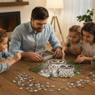 Puzzle La Familia de los Búhos