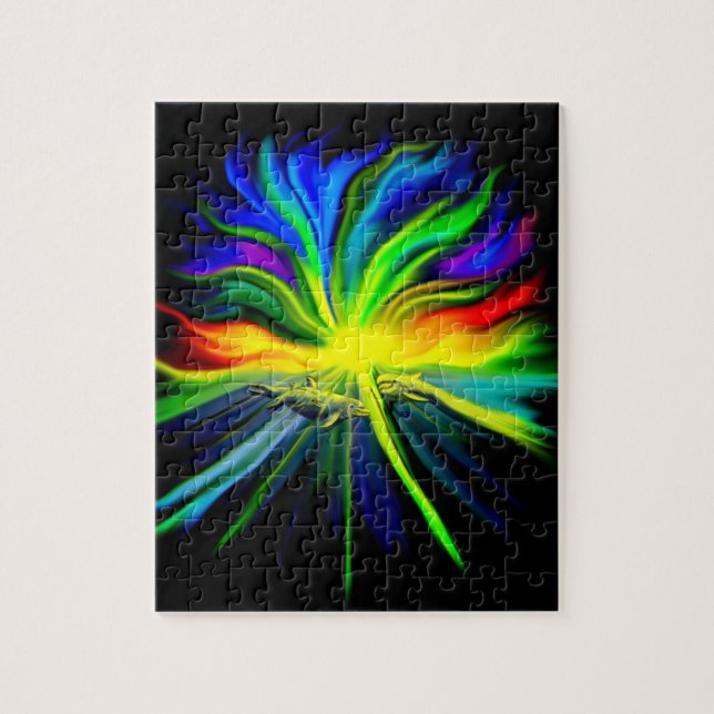 Puzzle La familia de los delfines al sol (Vertical)