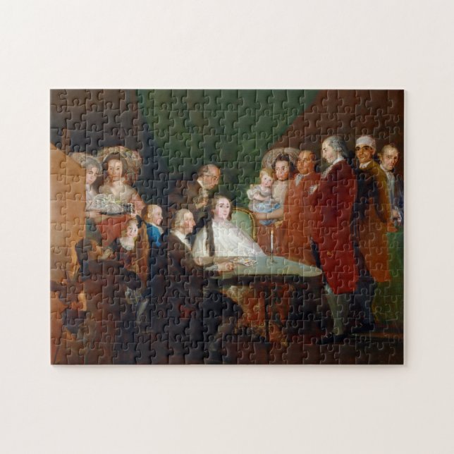 Puzzle La familia del infante Don Luis Francisco Goya (Horizontal)