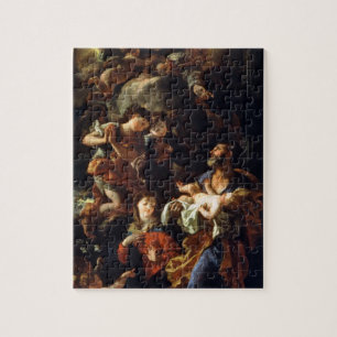 Puzzle La familia santa (aceite en lona)