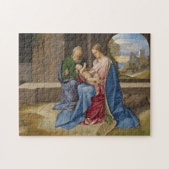 Puzzle La familia santa por Giorgione (Horizontal)
