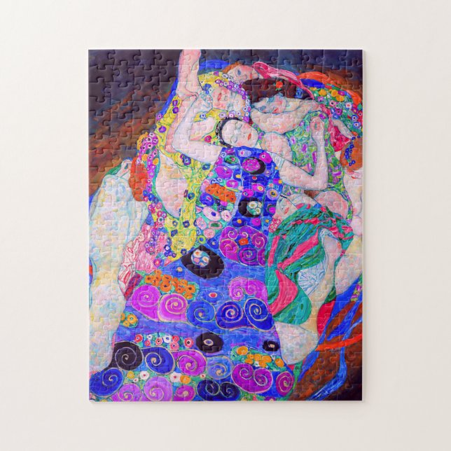 Puzzle La famosa pintura de Gustav Klimt, The Virgin (191 (Vertical)